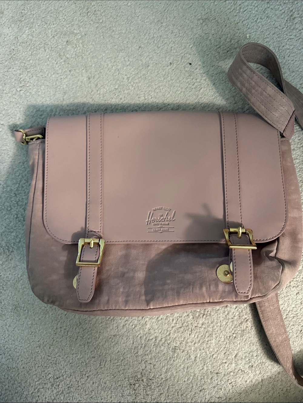 Herschel Supply Company Dusty Rose Crossbody Messenger Bag